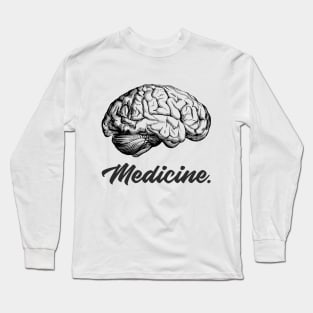 Medicine Anatomy Brain - Medical Student in Medschool Long Sleeve T-Shirt